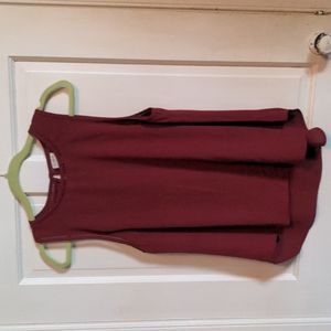 J. Crew Maroon Top